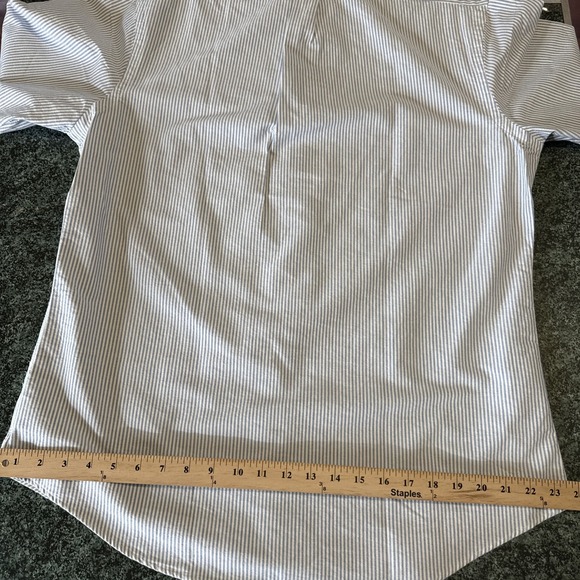 Ralph Lauren Men's Slim Fit Oxford Striped Button Down Blue White Sz XL Flesh - Picture 10 of 13